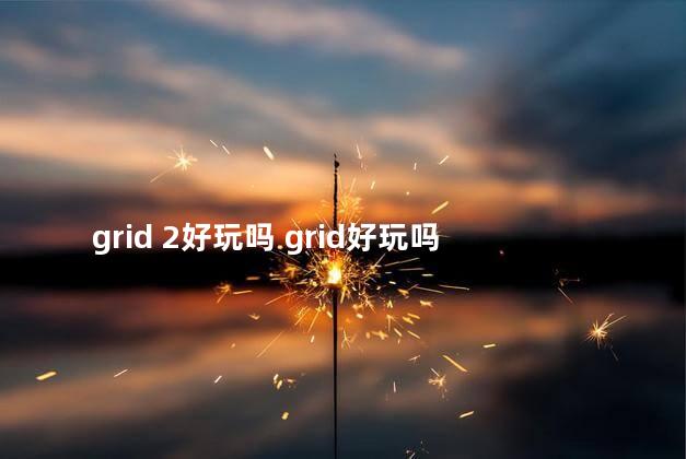 grid 2好玩吗 grid好玩吗